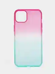 Чехол для iPhone (Айфон) 7, 8, SE, XR, XS, 11, 12, 13, 14, 15, mini, Pro, Plus, Max прозрачный с градиентом
