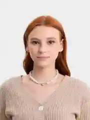 Цепочка на Новый год с подвеской сердце