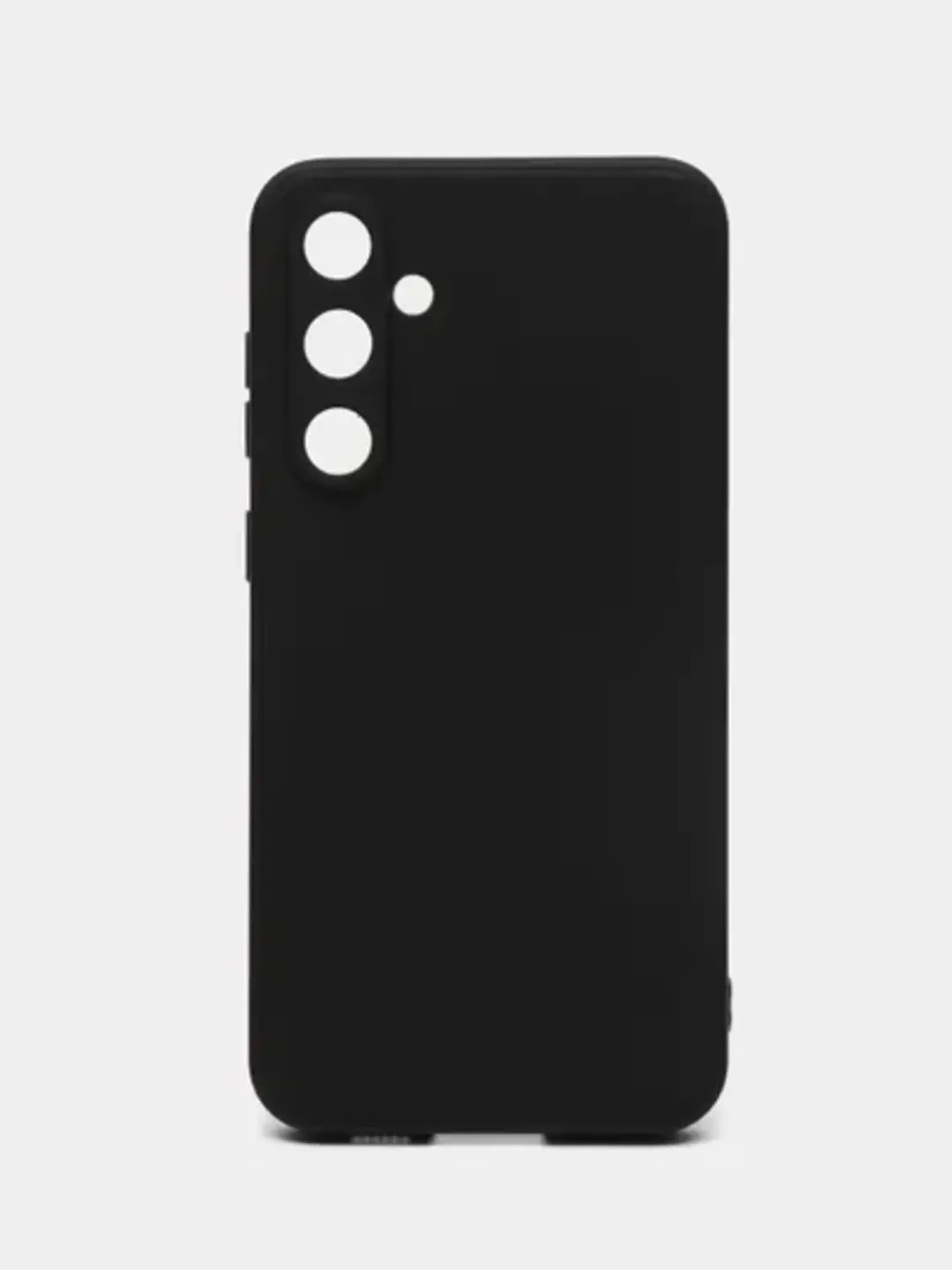 Черный силиконовый чехол для Samsung Galaxy S23 FE (Самсунг галакси с 23 фе), прозрачный