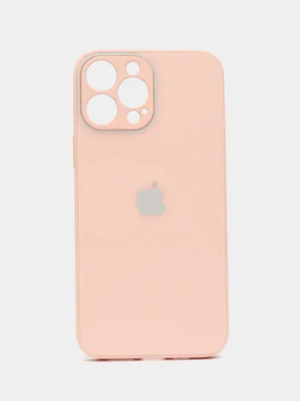 Противоударный чехол со стеклянной панелью iPhone 7/8/SE/XR/XS/11/12/13/14/15/Plus/Pro/Max