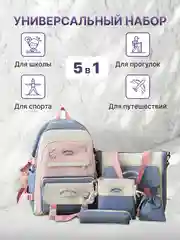 Розовый рюкзак школьный, для девочки и для мальчика