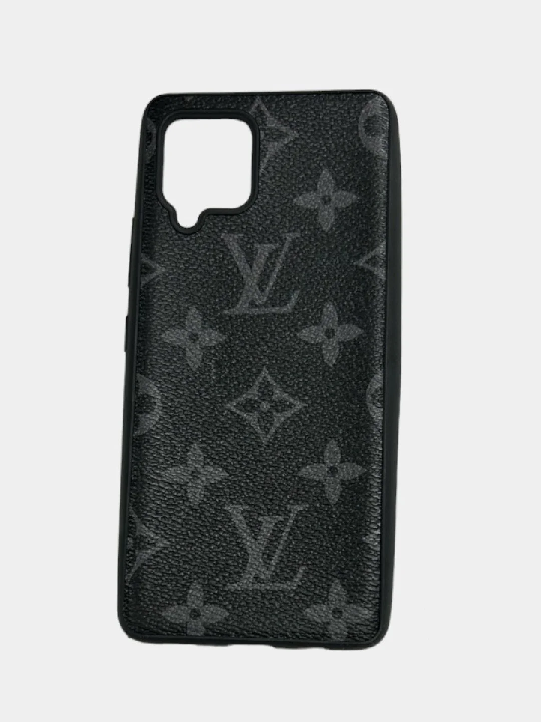 Черный чехол с принтом "LV" для Samsung A42