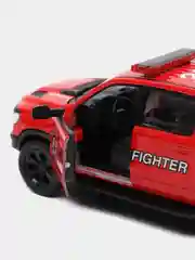 Красный машинка металлическая Kinsmart 1:46 2019 Dodge RAM 1500 Firefighter/Police KT5413DPR
