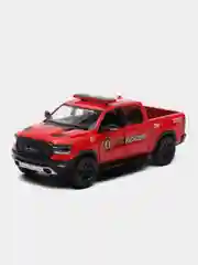 Красный машинка металлическая Kinsmart 1:46 2019 Dodge RAM 1500 Firefighter/Police KT5413DPR