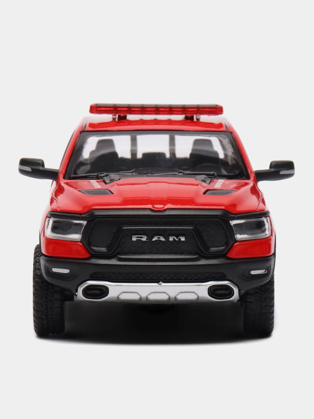 Красный машинка металлическая Kinsmart 1:46 2019 Dodge RAM 1500 Firefighter/Police KT5413DPR