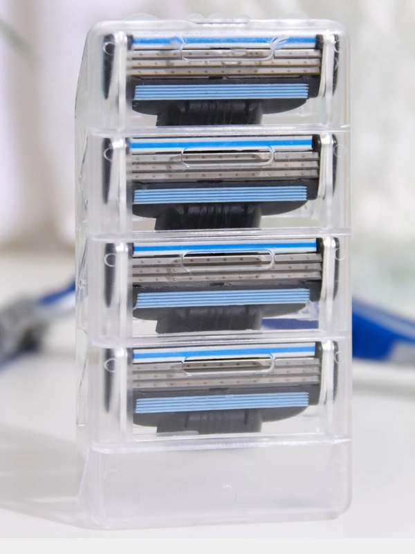 Gillette Mach3 сменные кассеты для бритья совместимые, 4 шт