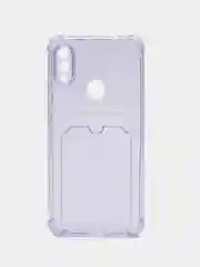 Лавандовый силиконовый чехол Xiaomi Redmi Note 7, Note 7 Pro (Сяоми Нот 7, Нот 7 Про), прозрачный
