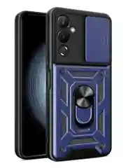 Серебряный чехол противоударный armors для Tecno Pova 4 Pro / Техно Пова 4 Про с защитой камеры
