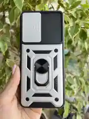 Красный чехол противоударный armors для Tecno Pova 4 Pro / Техно Пова 4 Про с защитой камеры