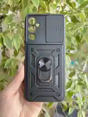 Черный чехол противоударный armors для Tecno Pova 4 Pro / Техно Пова 4 Про с защитой камеры