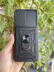 Черный чехол противоударный armors для Tecno Pova 4 Pro / Техно Пова 4 Про с защитой камеры