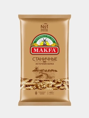 Макаронные изделия MAKFA "Станичные", спирали, 400 г