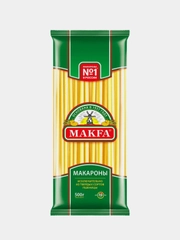 Макаронные изделия MAKFA "Макароны", длинные, из твердых сортов пшеницы, 500 г