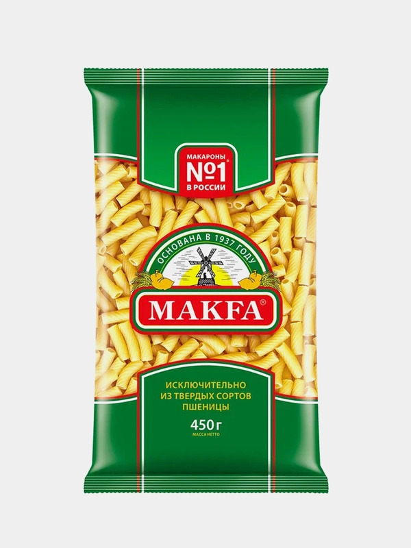 Макаронные изделия MAKFA "Рожки", 450 г