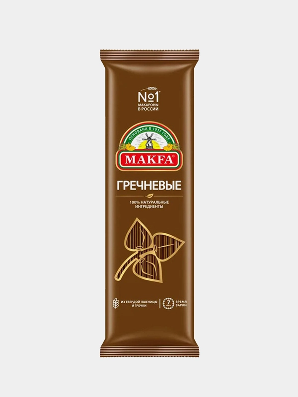 Макаронные изделия MAKFA "Спагетти", гречневая, 500 г