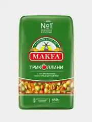 Макаронные изделия MAKFA "Триколлини", свитки, с томатом и шпинатом, 450 г