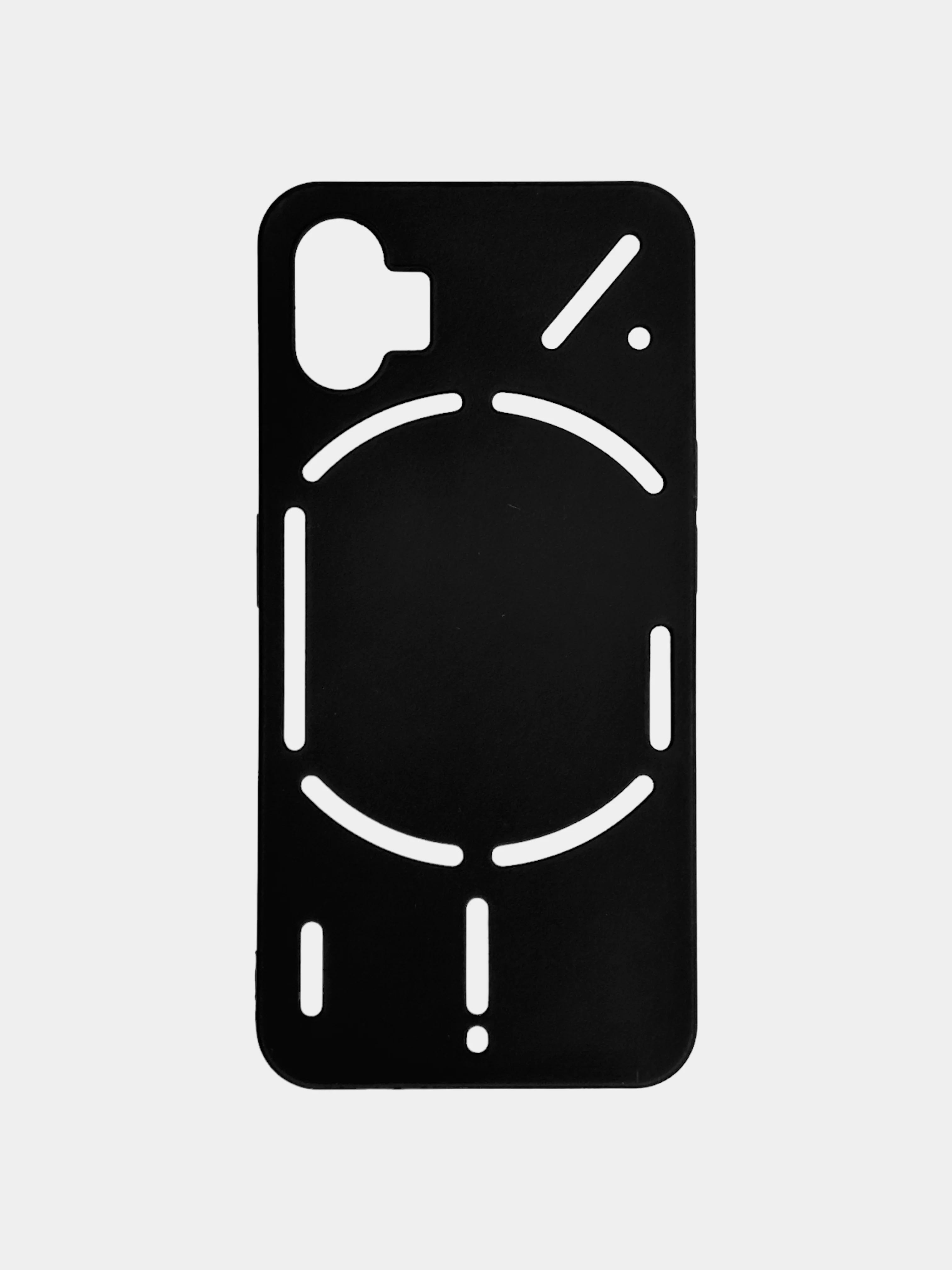 Чехол Nothing Phone 1, черный, силиконовый