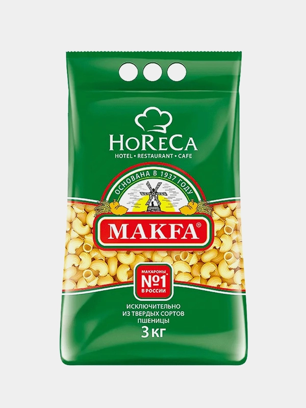 Макаронные изделия MAKFA "Улитки", 3 кг