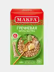 Крупа гречневая MAKFA, экстра, в пакетиках для варки, 400 г