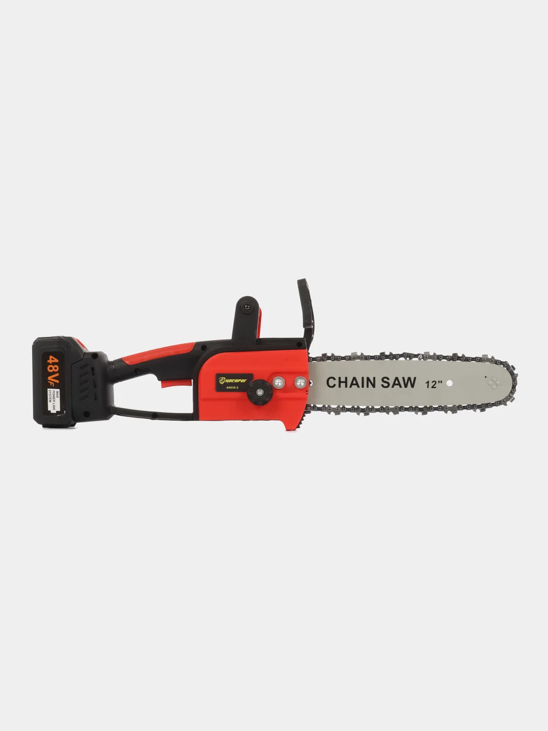 Электропила ChainSaw цепная аккумуляторная 12 дюймов, 2 аккумулятора