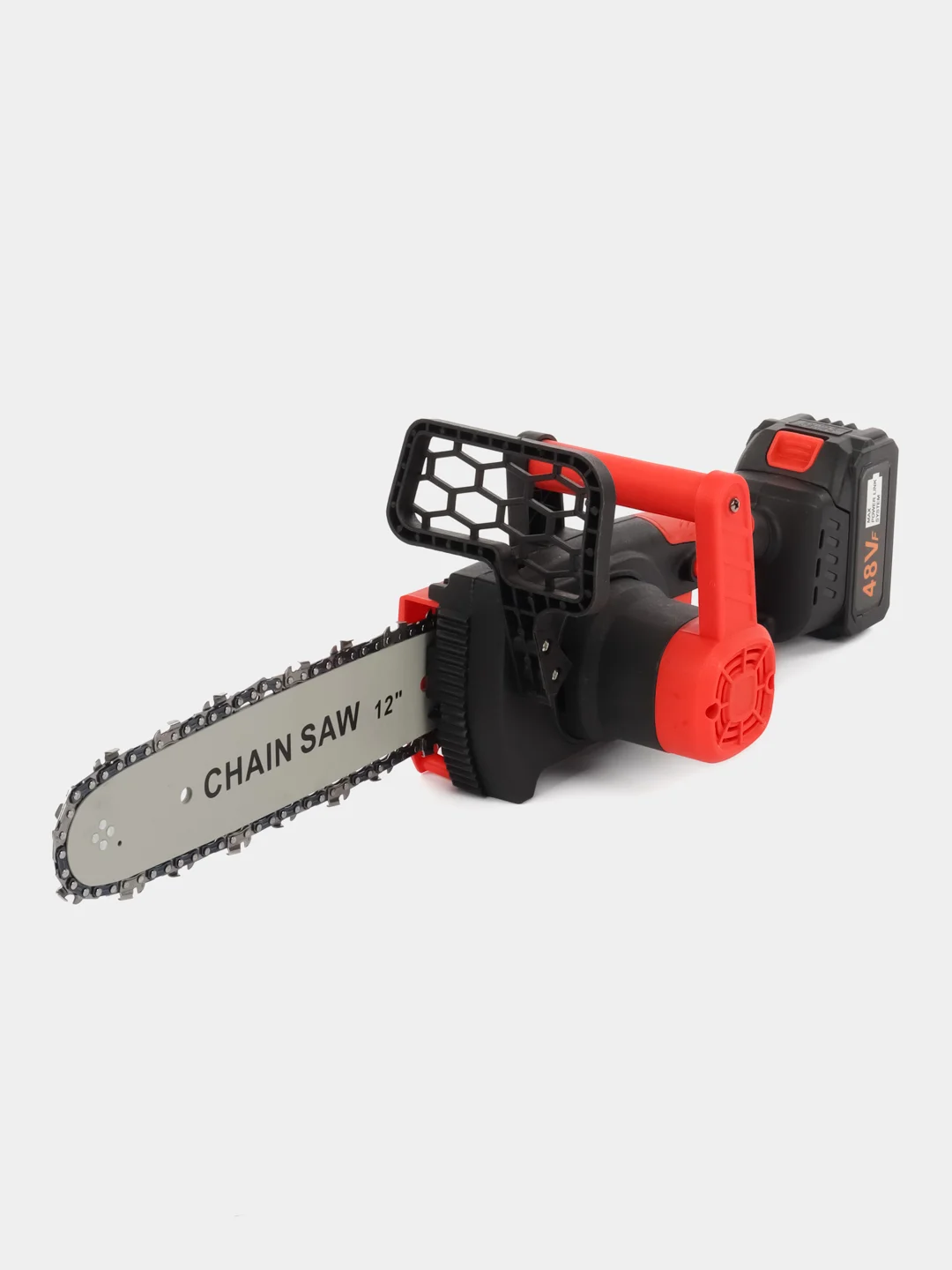 Электропила ChainSaw цепная аккумуляторная 12 дюймов, 2 аккумулятора