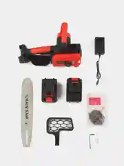 Электропила ChainSaw цепная аккумуляторная 12 дюймов, 2 аккумулятора
