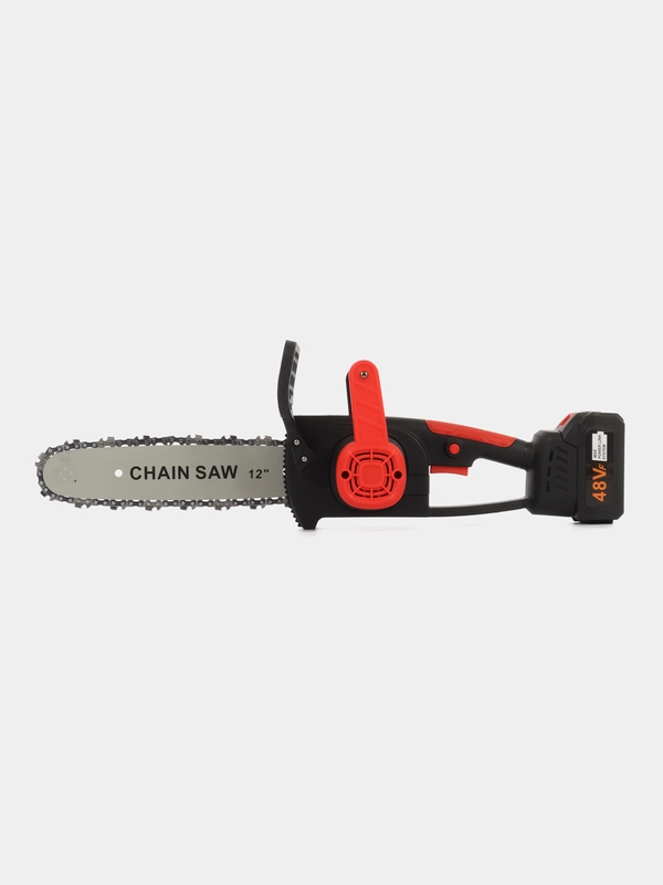 Электропила ChainSaw цепная аккумуляторная 12 дюймов, 2 аккумулятора