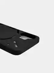 Чехол Nothing Phone 2 черный, силиконовый, матовый