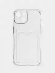Силиконовый чехол для Apple iPhone 15, чехол на айфон 15, прозрачный, защита углов