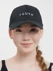 Черный бейсболка Унисекс с надписью "Youth"