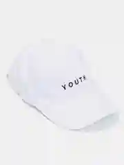 Белый бейсболка Унисекс с надписью "Youth"