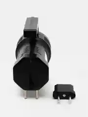 ЧИНГИСХАН Фонарь прожектор, 1 LED+12 LED, 1Вт+3Вт, 800мАч, вилка 220В, 2 режима, пластик