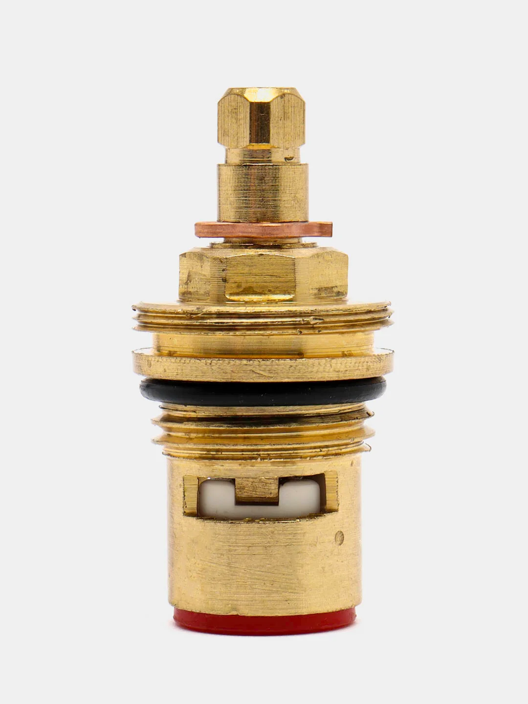 Кран-букса для смесителя 1/2", квадрат, шток 7х7мм, 90°, металлокерамика