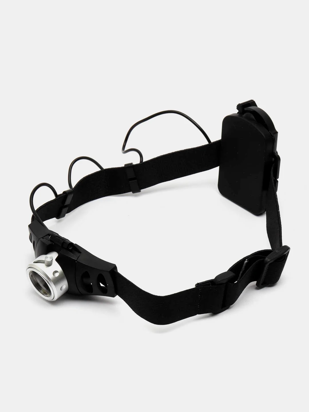 ЕРМАК Фонарь налобный, 1 XPE LED, с фокусировкой, 3хААА, 2 режима, пластик