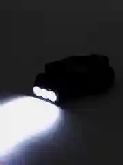 ЕРМАК Фонарь налобный, 3 LED, 1200мАч, 3 режима, 8,3х3,8х5,4см, USB кабель, пластик