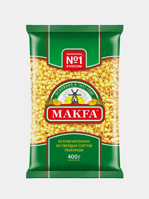 Макаронные изделия MAKFA "Кольца", 400 г