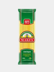 Макаронные изделия MAKFA "Лапша", длинная, из твердых сортов пшеницы, 450 г