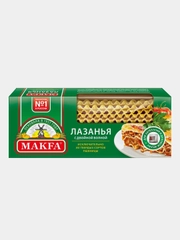Макаронные изделия MAKFA "Лазанья", с двойной волной, 500 г