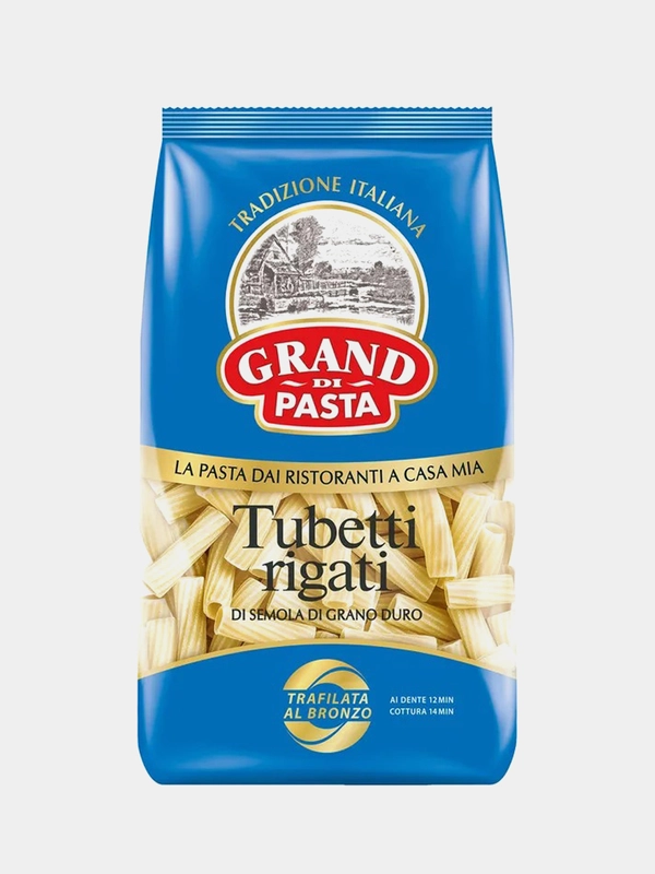 Макаронные изделия Grand Di Pasta Tubetti Rigati, 450 г