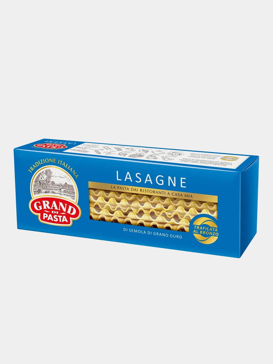 Макаронные изделия GRAND DI PASTA Lasagne Doppia Riccia, 500 г