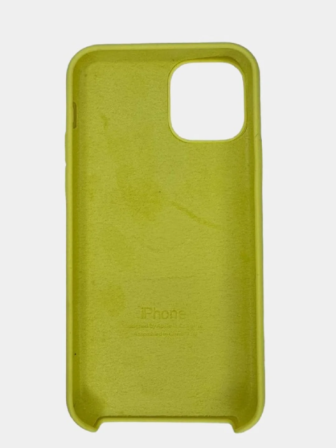 Чехол SILICONE COVER для iPhone 11 Pro, с логотипом тёмно - жёлтое яблоко
