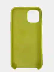 Чехол SILICONE COVER для iPhone 11 Pro, с логотипом тёмно - жёлтое яблоко