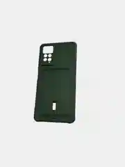 Тёмно-зелёный чехол для Redmi Note 11 Pro С отделением для карты