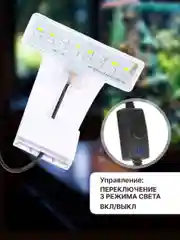 Лампа для аквариума, светодиодная, для черепах и рыбок