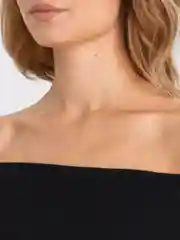 Черный лонгслив С ОТКРЫТЫМИ ПЛЕЧАМИ / ТОП / ВОДОЛАЗКА