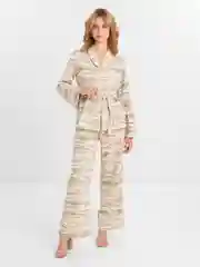 Оливковый женский домашний костюм двойка
