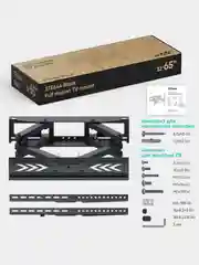 Кронштейн для телевизора 32" - 65" STE644, наклонно-поворотный, до 45 кг, черный