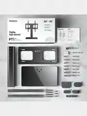 Подставка для телевизора 26"-55" ONKRON PT1 настольная, до 30 кг, черная