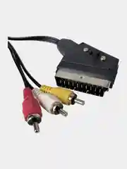 Кабель SCART - 3RCA (тюльпаны) 1,5 м с переключателем