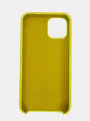 Чехол SILICONE COVER для iPhone 11 Pro, жёлтый, тёмное - яблоко